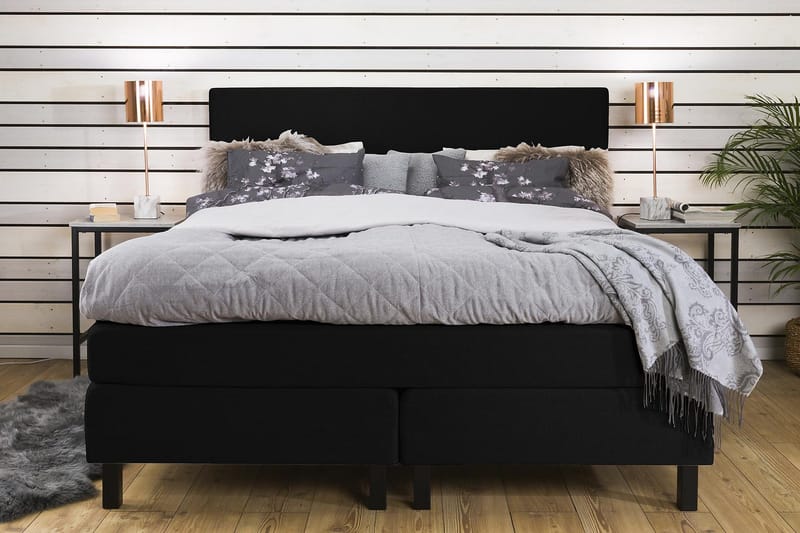 Jenkkisänky Juliett 180x200 - Musta - Huonekalut - Sänky - Jenkkisängyt