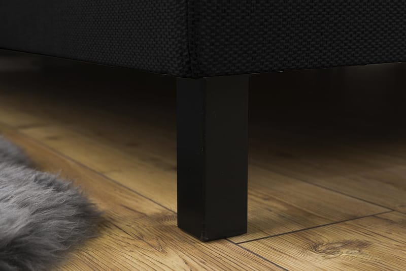 Jenkkisänky Juliett 180x200 - Musta - Huonekalut - Sänky - Jenkkisängyt