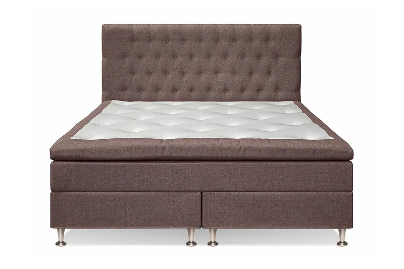 Jenkkisänky Meja 160x200 - Tummanruskea - Huonekalut - Sänky - Jenkkisängyt