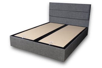 Jenkkisänky Zilarra 140x190 cm - Harmaa - Huonekalut - Sänky - Sängyt säilytystilalla