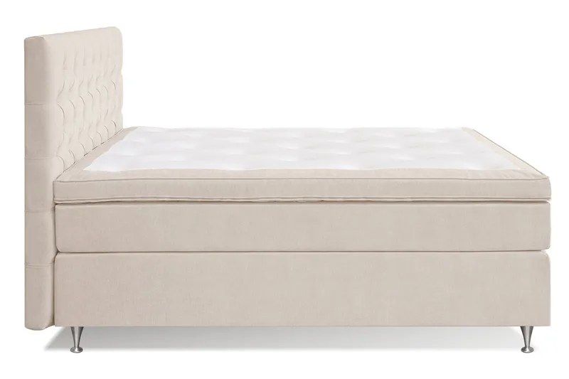 Sänkypaketti Joluma 160x200 cm Kiinteä - Vaalea beige - Huonekalut - Sänky - Jenkkisängyt