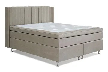 Sänkypaketti Joluma 160x200 cm Medium - Beige - Huonekalut - Sänky - Sänkypaketti