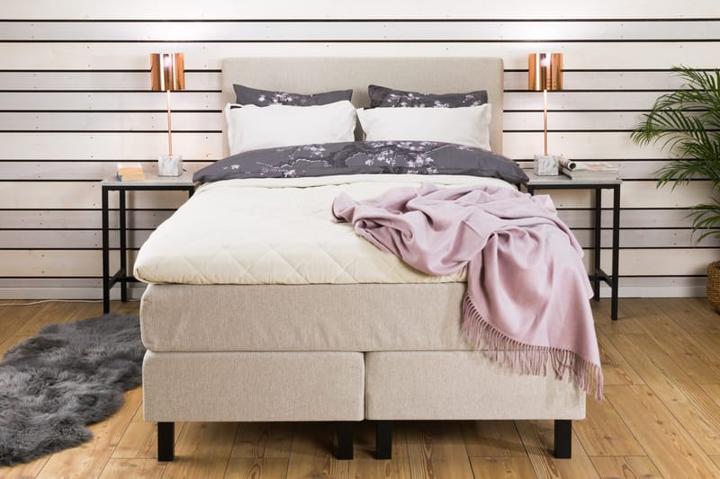 Sänkypaketti Juliett 140x200 - Beige - Huonekalut - Sänky - Jenkkisängyt