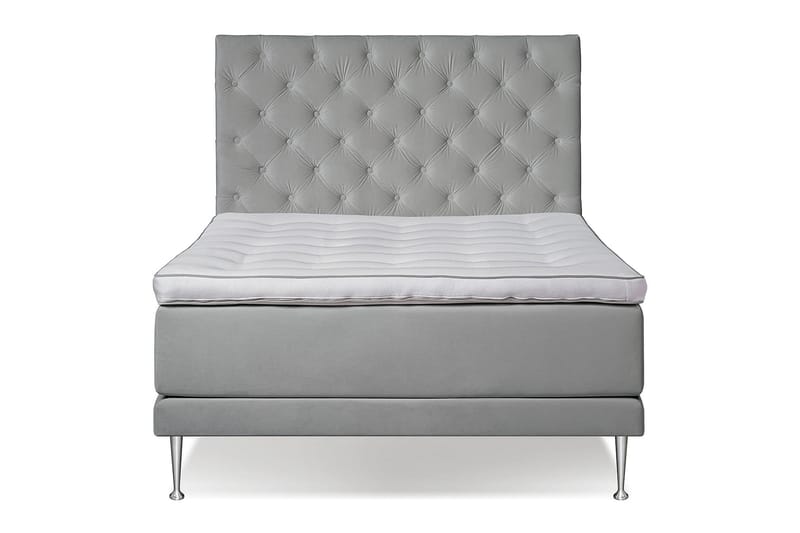 Kolina Jenkkisänky 140 cm - Vaaleanharmaa - Huonekalut - Sänky - Sänkypaketti