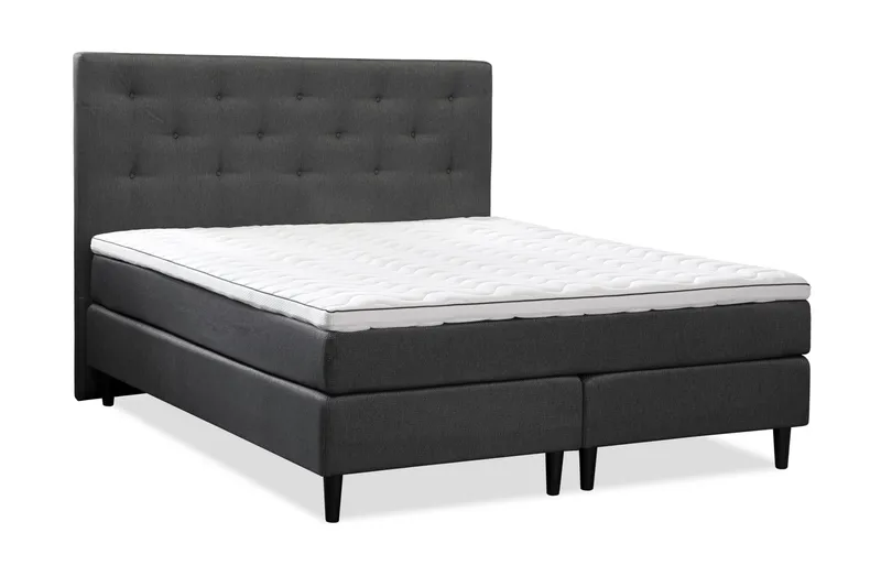Sänkypaketti Laze Deluxe 140x200 Tummanharmaa