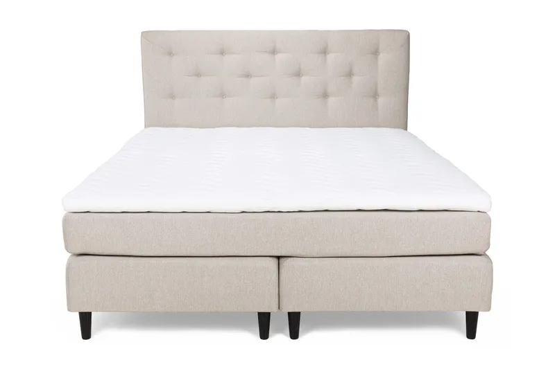 Sänkypaketti Laze Deluxe 160x200 Beige - Huonekalut - Sänky - Jenkkisängyt
