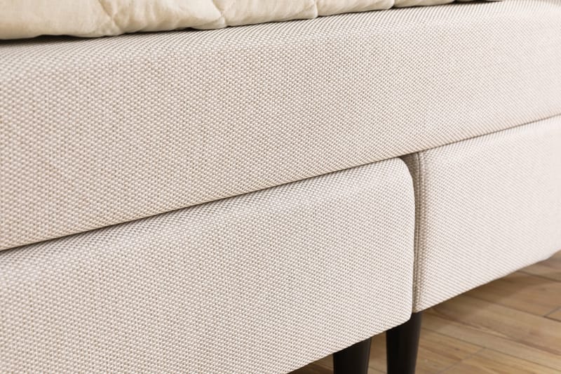Sänkypaketti Laze Deluxe 160x200 Beige - Huonekalut - Sänky - Jenkkisängyt