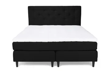 Sänkypaketti Laze Deluxe 160x200 Musta - Huonekalut - Sänky - Jenkkisängyt