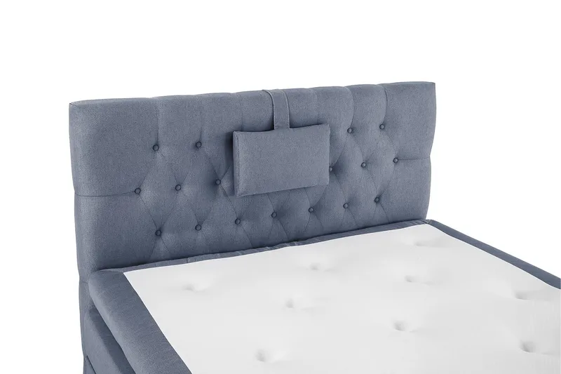 Sänkypaketti Lucky 120x200 Diamant Sängynpääty Tummansinine - Polyeetteri Niskatyyny Pieni - Huonekalut - Sänky - Jenkkisängyt