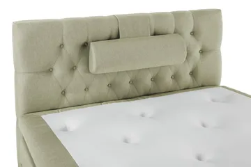 Sänkypaketti Lucky 120x200 Diamant Sängynpääty Vihreä - Lateksi Niskatyyny Suuri - Huonekalut - Sänky - Yhden hengen sängyt
