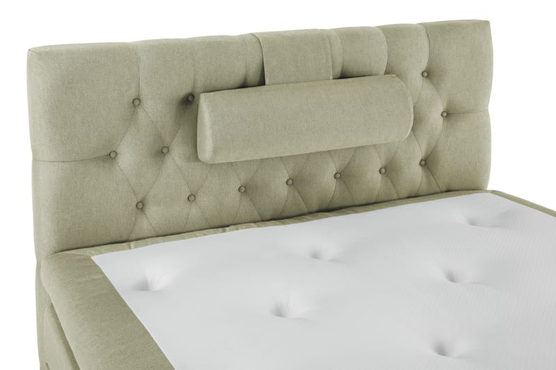 Sänkypaketti Lucky 120x200 Diamant Sängynpääty Vihreä - Lateksi Niskatyyny Suuri - Huonekalut - Sänky - Yhden hengen sängyt