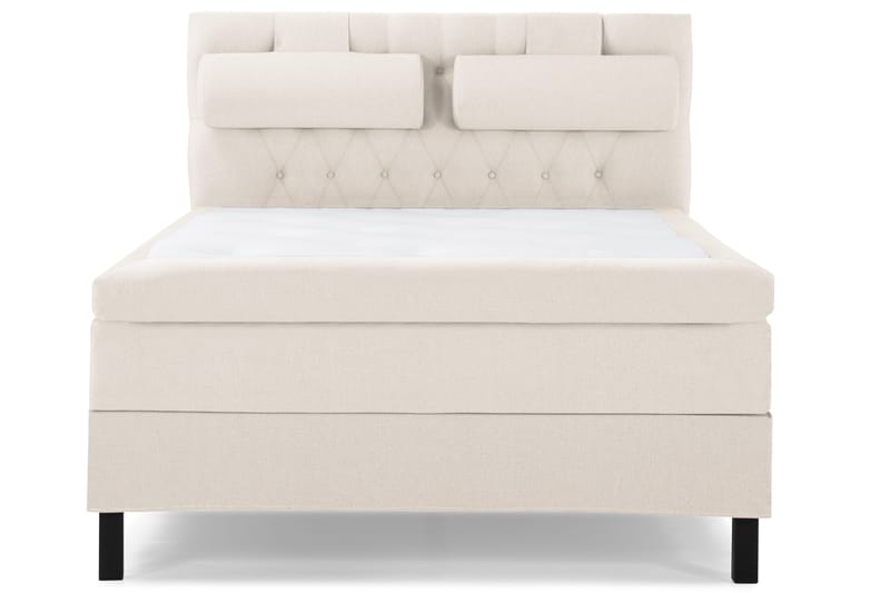 Sänkypaketti Lucky 140x200 Diamant Sängynpääty Beige, Niskatyyny Suuri Beige