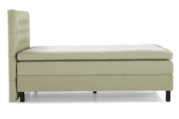 Sänkypaketti Lucky 140x200 Diamant Sängynpääty Vihreä - Polyeetteri - Huonekalut - Sänky - Jenkkisängyt