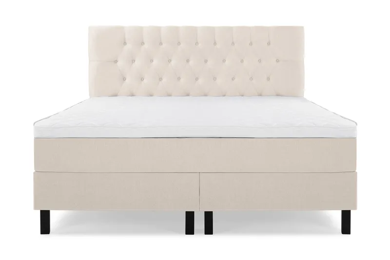 Sänkypaketti Lucky 160x200 Diamant Sängynpääty Beige, Vaahto