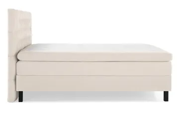 Sänkypaketti Lucky 160x200 Diamant Sängynpääty Beige - Polyeetteri - Huonekalut - Sänky - Jenkkisängyt