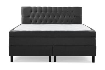 Sängynpääty 160 cm - Musta/Harmaa