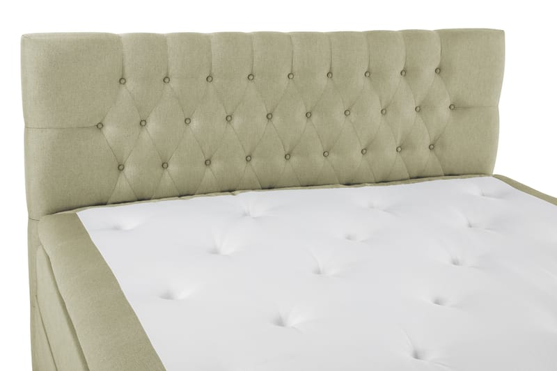 Sänkypaketti Lucky 160x200 Diamant Sängynpääty Vihreä - Polyeetteri - Huonekalut - Sänky - Jenkkisängyt