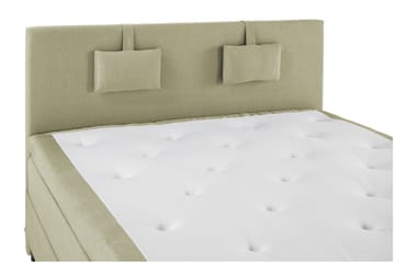 Sänkypaketti Lucky 160x200 Sileä Sängynpääty Vihreä - Polyeetteri Niskatyyny Pieni - Huonekalut - Sänky - Jenkkisängyt