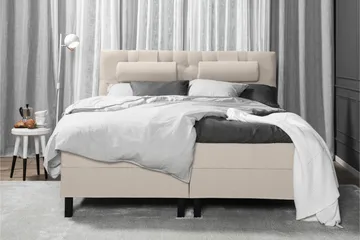 Sänkypaketti Lucky 180x200 Diamant Sängynpääty Beige - Lateksi - Huonekalut - Sänky - Jenkkisängyt