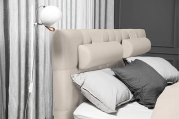 Sänkypaketti Lucky 180x200 Diamant Sängynpääty Beige - Lateksi - Huonekalut - Sänky - Jenkkisängyt