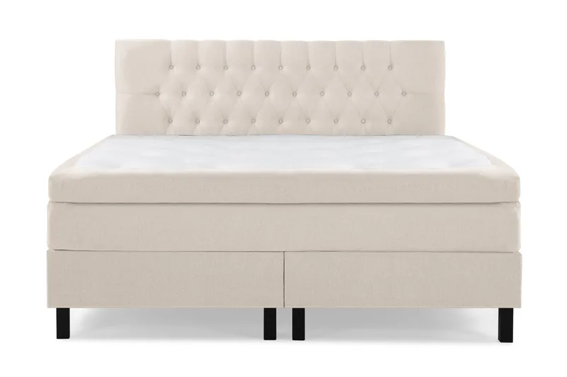 Sänkypaketti Lucky 180x200 Diamant Sängynpääty Beige, Polyeetteri