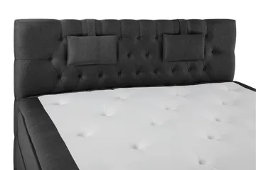 Sänkypaketti Lucky 180x200 Diamant Sängynpääty Musta - Polyeetteri Niskatyyny Pieni - Huonekalut - Sänky - Jenkkisängyt
