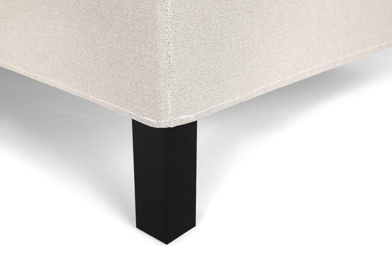 Sänkypaketti Lucky 180x200 Sileä Sängynpääty Beige - Polyeetteri - Huonekalut - Sänky - Jenkkisängyt