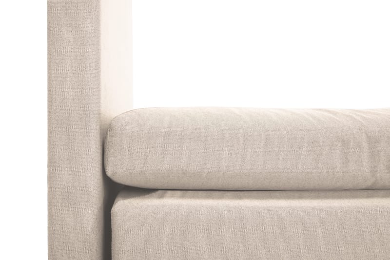 Sänkypaketti Lucky 180x200 Sileä Sängynpääty Beige - Polyeetteri - Huonekalut - Sänky - Jenkkisängyt