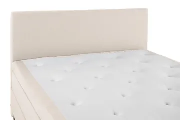 Sänkypaketti Lucky 180x200 Sileä Sängynpääty Beige - Polyeetteri - Huonekalut - Sänky - Jenkkisängyt