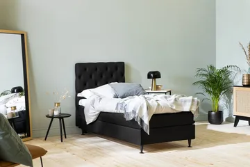 Sänkypaketti Rebeca 90x200 cm - Musta - Huonekalut - Sänky - Jenkkisängyt