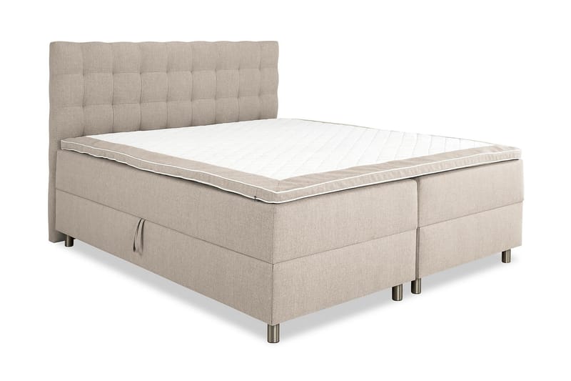 Säilytyssänky Suset 160x200 - Beige - Huonekalut - Sänky - Sängyt säilytystilalla - Parisänky säilytystilalla
