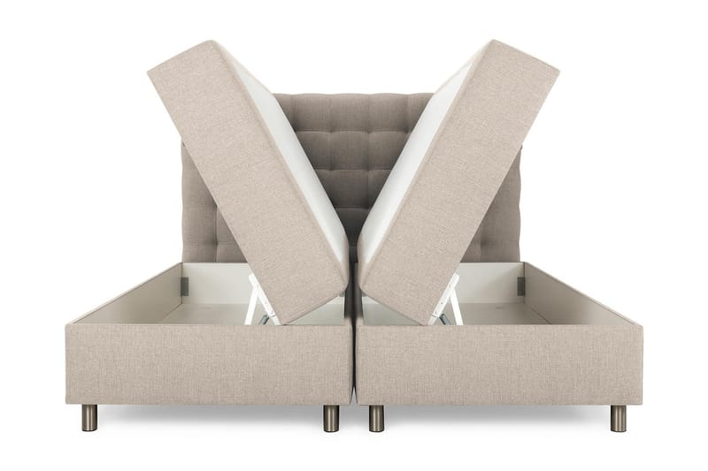 Säilytyssänky Suset 160x200 - Beige - Huonekalut - Sänky - Sängyt säilytystilalla - Parisänky säilytystilalla