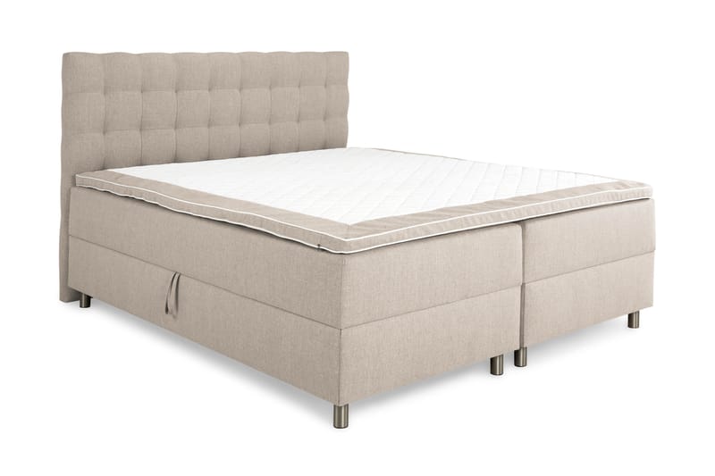 Säilytyssänkypaketti Suset 180x200 - Beige - Huonekalut - Sänky - Sängyt säilytystilalla - Parisänky säilytystilalla