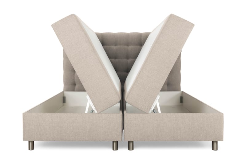 Säilytyssänkypaketti Suset 180x200 - Beige - Huonekalut - Sänky - Sängyt säilytystilalla - Parisänky säilytystilalla