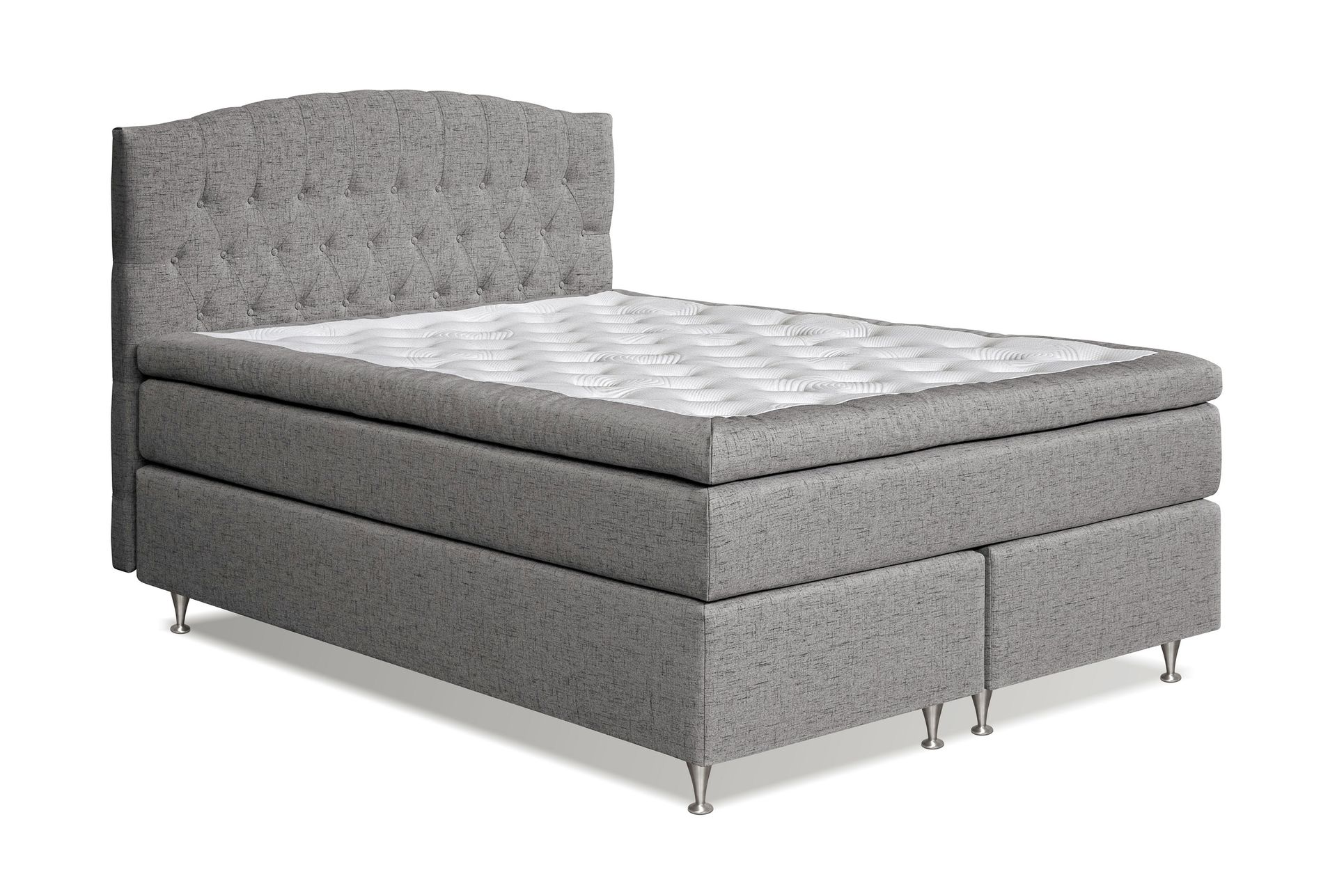 Sänkypaketti Abelie 160x200 Kova - Harmaa - Huonekalut - Sänky - Jenkkisängyt
