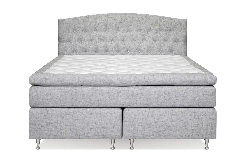 Sänkypaketti Abelie 160x200 Kova - Vaaleanharmaa - Huonekalut - Sänky - Jenkkisängyt