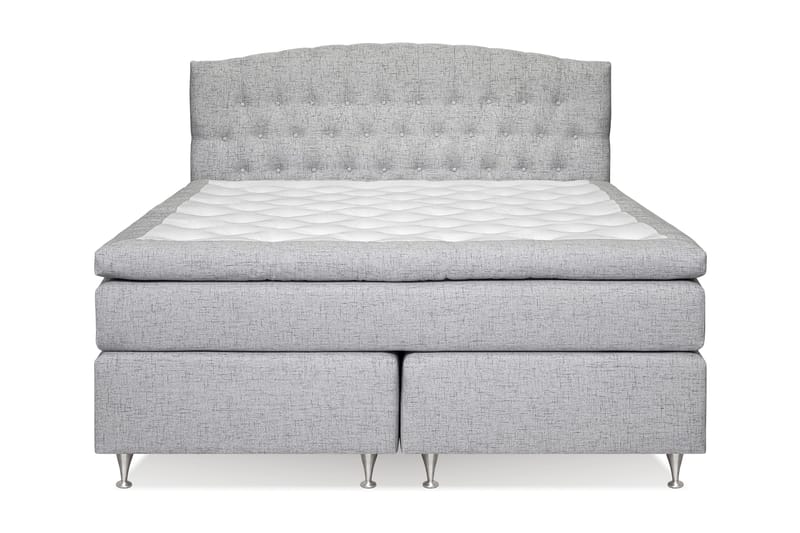 Sänkypaketti Abelie 160x200 Kova - Vaaleanharmaa - Huonekalut - Sänky - Jenkkisängyt