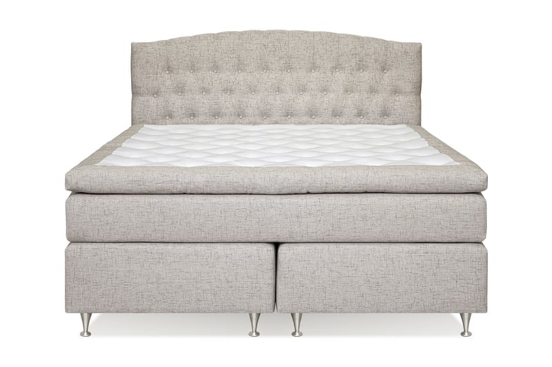 Sänkypaketti Abelie 180x200 Kova/Medium - Beige - Huonekalut - Sänky - Jenkkisängyt