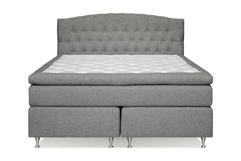 Sänkypaketti Abelie 180x200 Kova/Medium - Harmaa - Huonekalut - Sänky - Jenkkisängyt