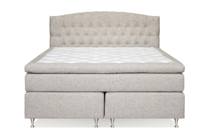 Sänkypaketti Abelie 180x200 Medium - Beige - Huonekalut - Sänky - Jenkkisängyt