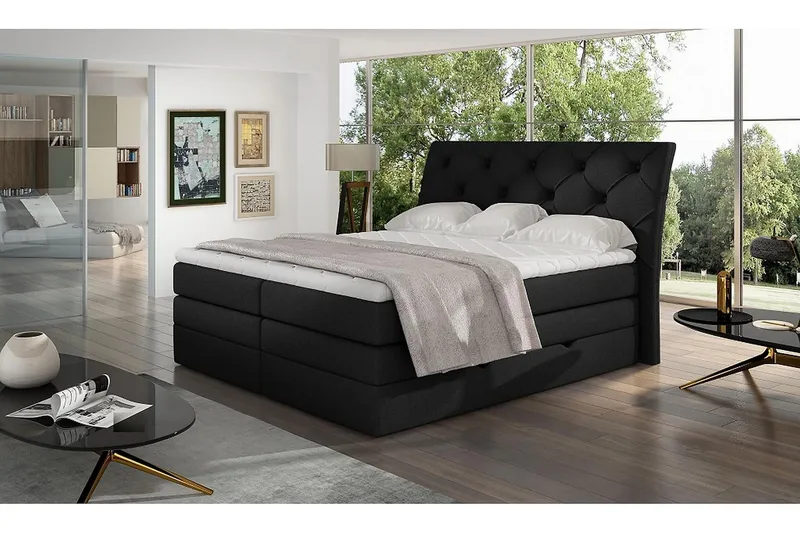 Sänkypaketti Aubenas 160x200 cm, Musta