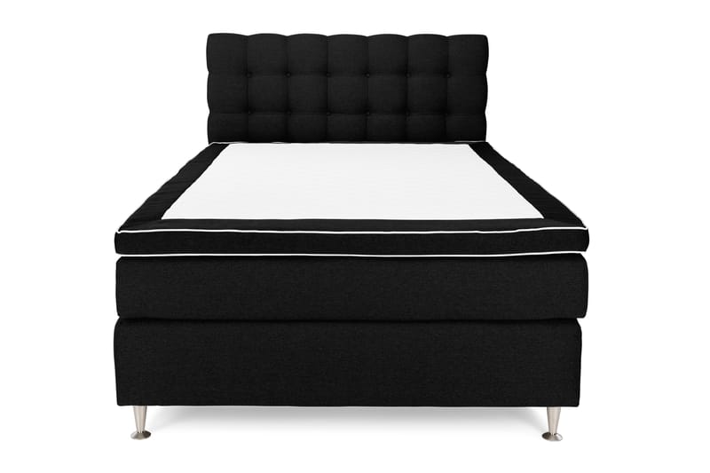 Sänkypaketti Boxford 140x200 Jenkkisänky - Musta - Huonekalut - Sänky - Jenkkisängyt