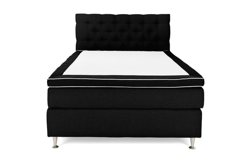 Sänkypaketti Boxford 140x200 Jenkkisänky - Musta - Huonekalut - Sänky - Jenkkisängyt