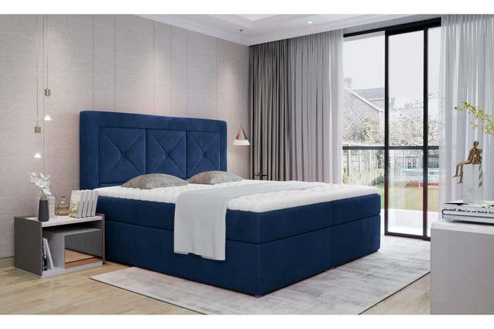 Sänkypaketti Cataloba 140x200 cm - Sininen - Sänkypaketti