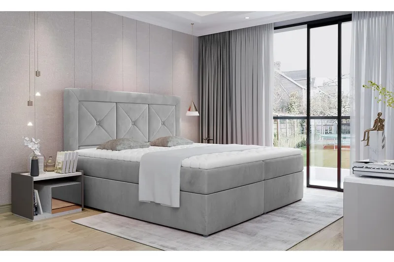 Sänkypaketti Cataloba 160x200 cm, Harmaa