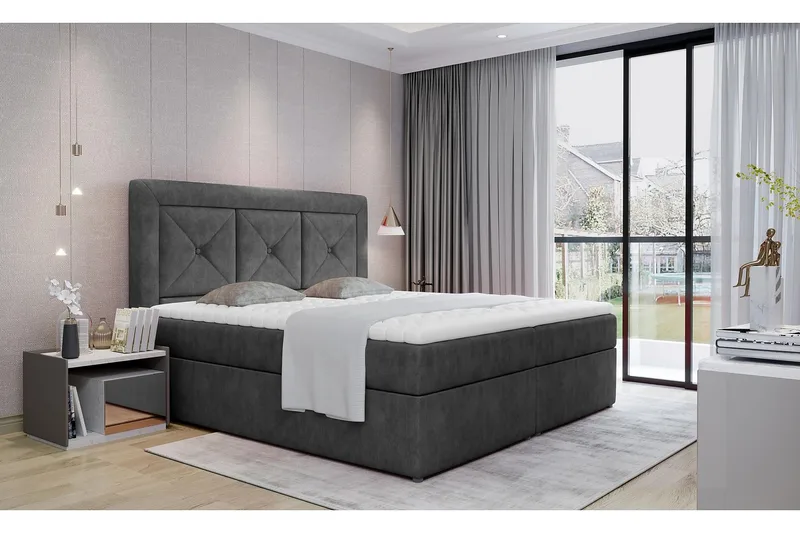 Sänkypaketti Cataloba 180x200 cm, Harmaa