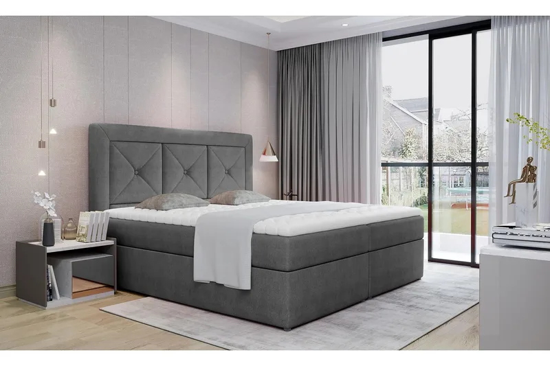 Sänkypaketti Cataloba 180x200 cm, Harmaa