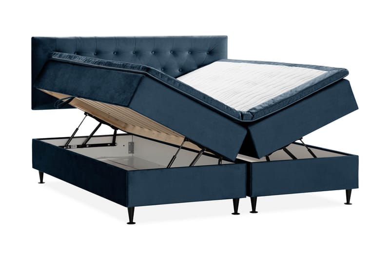 Sänkypaketti Chilla Pluss Säilytyssänky180x200 cm - Tummansininen - Huonekalut - Sänky - Parisänky