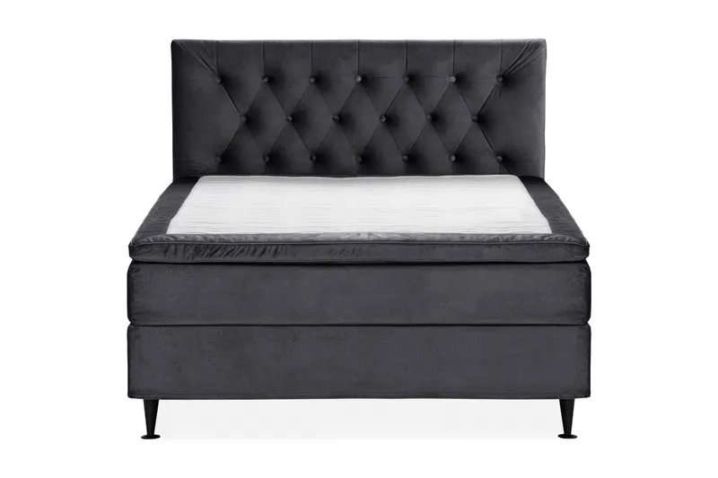 Sänkypaketti Chilla Pluss Jenkkisänky 140x200 cm - Tummanharmaa - Huonekalut - Sänky - Parisänky