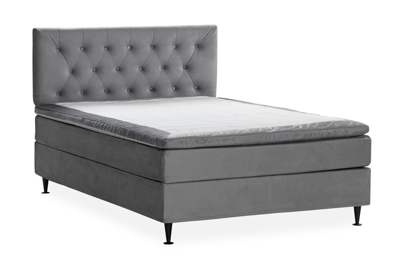 Sänkypaketti Chilla Pluss Jenkkisänky 140x200 cm - Harmaa - Huonekalut - Sänky - Parisänky